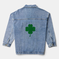 Charme de veste en jean Trèfle à quatre feuilles c