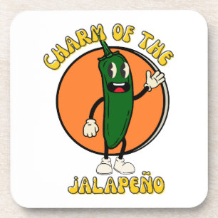 Charme der Jalapeño Getränkeuntersetzer
