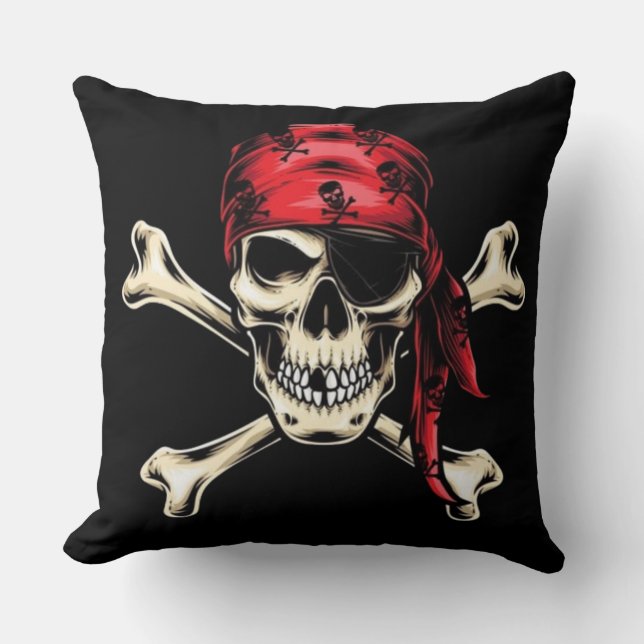 Charme der Piraten Kissen (Vorderseite)