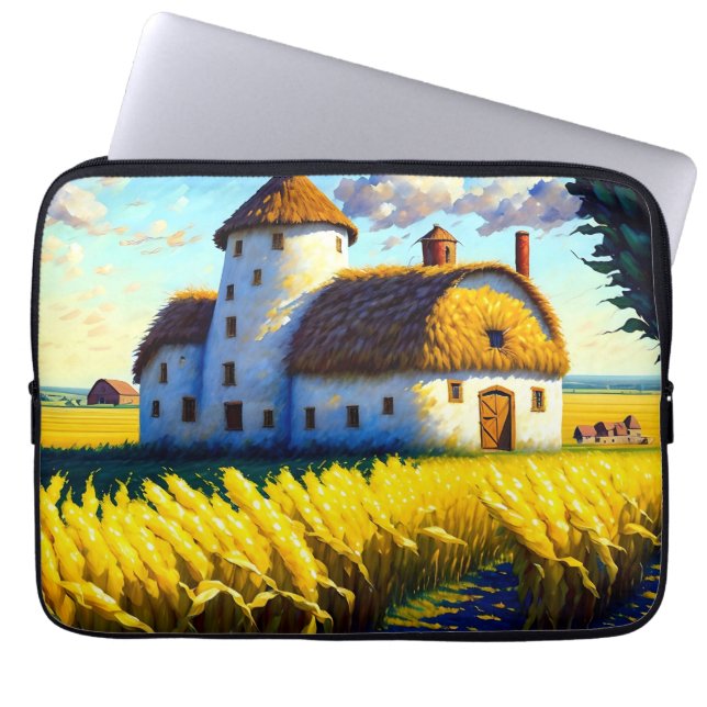 Charme des einfachen Lebens Laptopschutzhülle (Vorderseite)