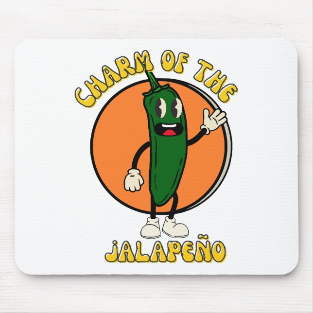 Charme des Jalapeño Mousepad (Vorne)