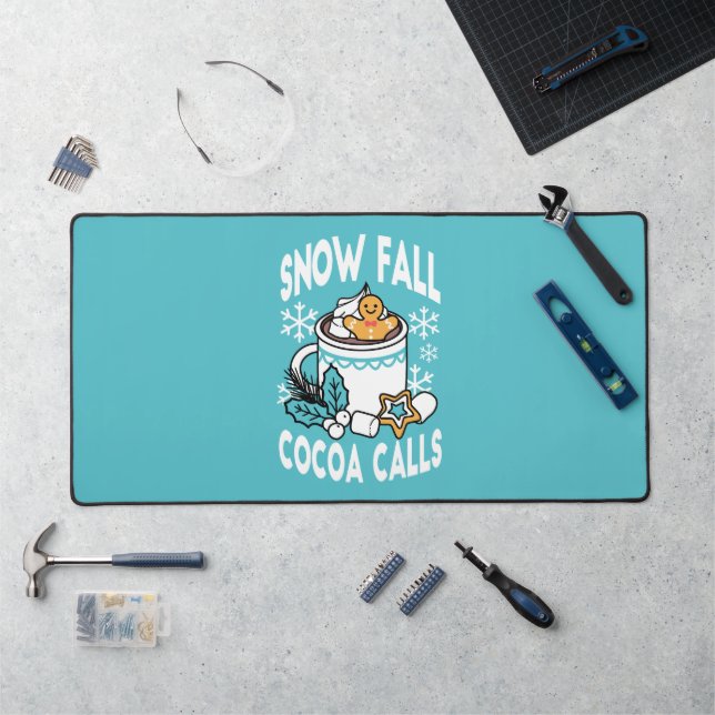 Charme d'hiver et cacao chaud - Appels de cacao d' (Poste de travail)