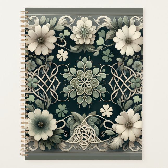 Charme floral du trèfle celtique (Devant)