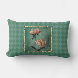 Charme Hütte Style Peony Print Lendenkissen