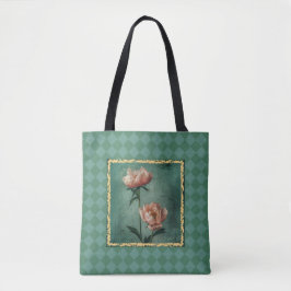 Charme Hütte Style Peony Print Tasche