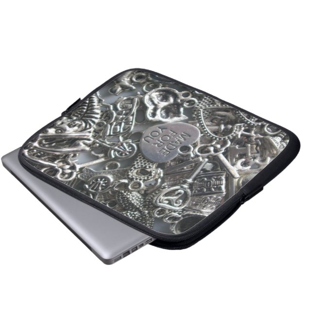 Charme Laptopschutzhülle (Vorne Knopf)