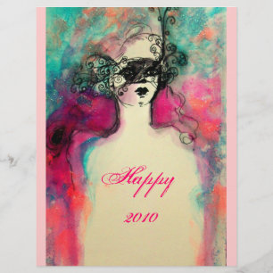 CHARME / Rosa Gold Floral Funkeln Flyer