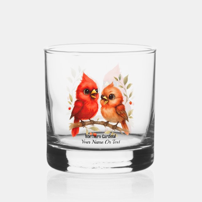 Charme Verre Cardinal du Nord (Recto)