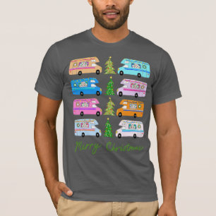 Charme Weihnachtscamper Retro Motorhome RV Xmas T-Shirt
