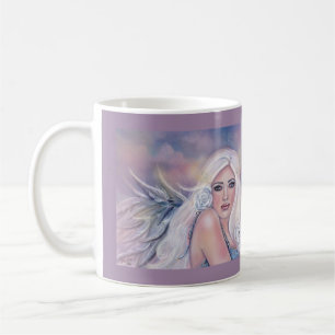 Charmeine Himmlische Engelkunst von Renee Lavoie Kaffeetasse