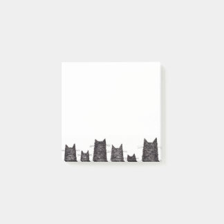 Charmes de bonne chance 3" x 3" notes de post-it