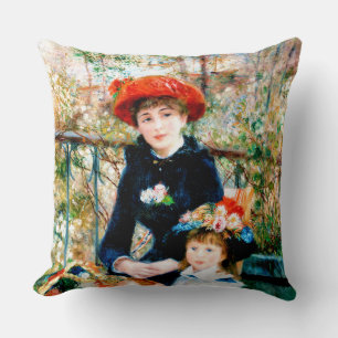 Charmimg Renoir's "Two Sisters" Berühmte Malerei Kissen