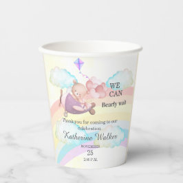  Charming Bear Theme Party Decor babyshower Pappbecher