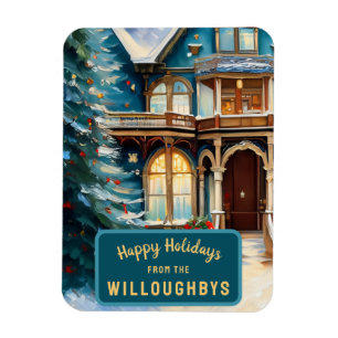 Charming Bed N Breakfast Viktorianisches Haus Weih Magnet