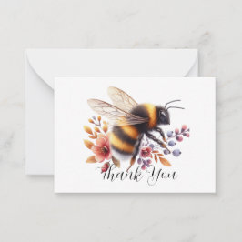 Charming Bee Vielen Dank Mitteilungskarte