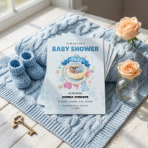 Charming Blue Baby Dusche