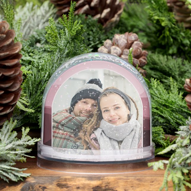 Charming Blush Pink Joyeuses Fêtes Abstraits (Hiver)