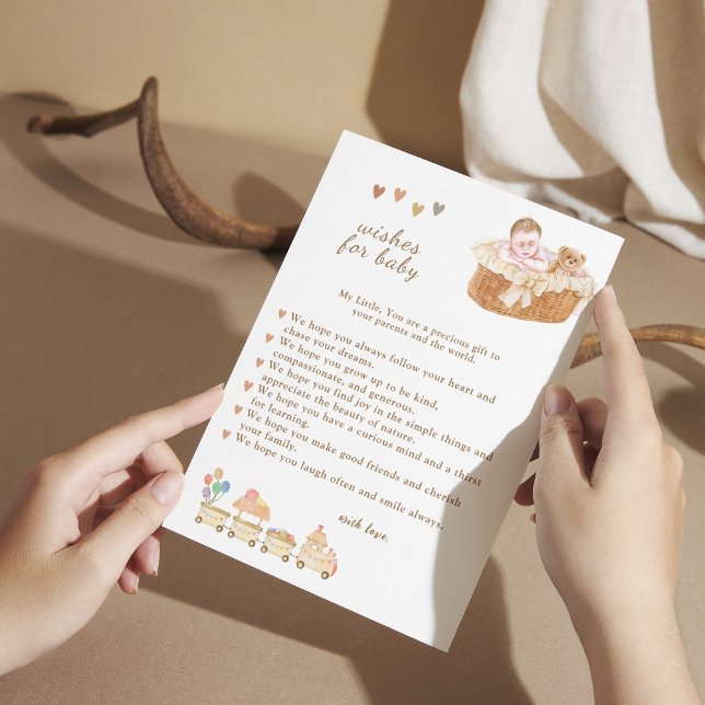 Charming Boho Baby wünscht Karte (Von Creator hochgeladen)