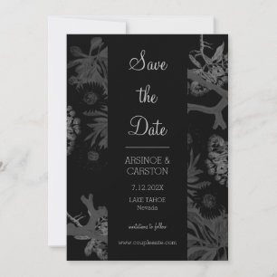 Charming Botanische Hochzeit Save The Date