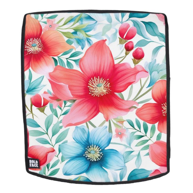 Charming Bouquet Ranya Muster-65292 Rucksack (Abnehmbare Front)