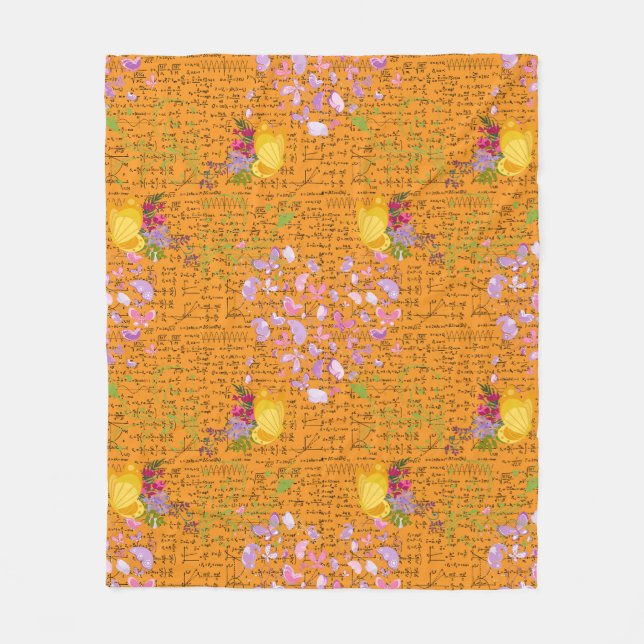 Charming Butterflies Fleecedecke (Vorderseite)