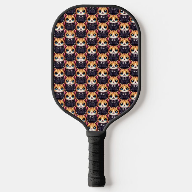 Charming Cat Führungskraft Pickleball Schläger (Vorderseite)