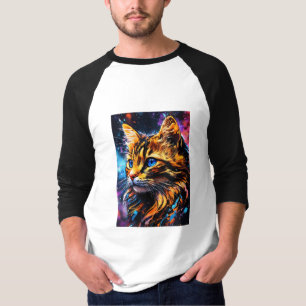 "Charming Cat Logo T - Shirt - Ideal für Cat Lover