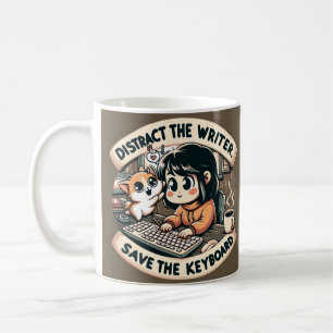 Charming Chaos: Das Wesen des Schriftstellers Kaffeetasse