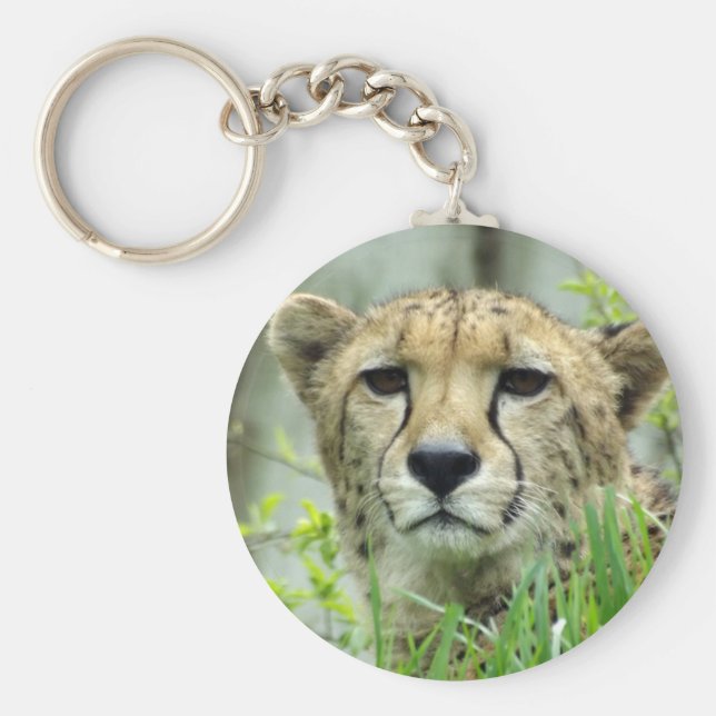 Charming Cheetah Key Ring Schlüsselanhänger (Vorne)