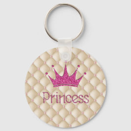 Charming Chic Pearls ,Tiara, Princess,Glittery Schlüsselanhänger