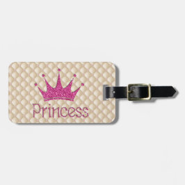 Charming Chic Pearls, Tiara, Prinzessin, Glitterie Gepäckanhänger
