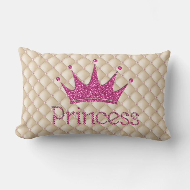 Charming Chic Pearls, Tiara, Prinzessin, Glitterie Lendenkissen (Vorderseite)