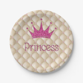 Charming Chic Pearls, Tiara, Prinzessin, Glitterie Pappteller