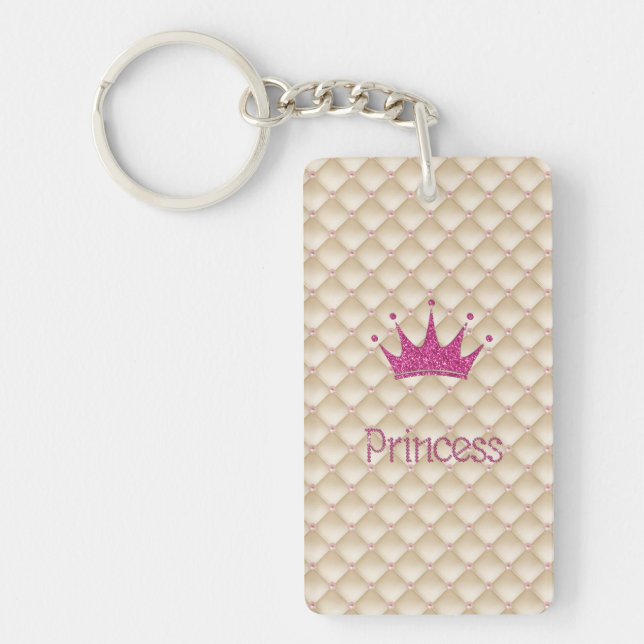 Charming Chic Pearls, Tiara, Prinzessin, Glitterie Schlüsselanhänger (Vorderseite)