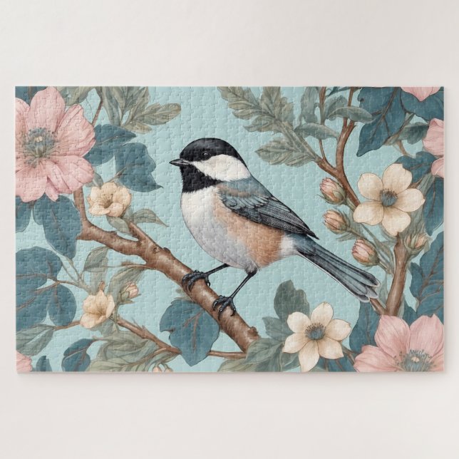 Charming Chickadee Bird (Horizontal)