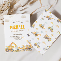 Charming Construction - Einladung zum Geburtstag