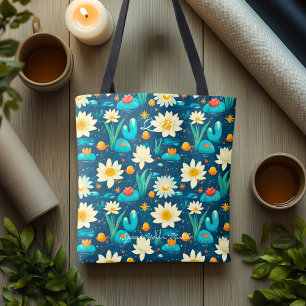 Charming Daisy et Cactus Wellness Sac fourre-tout