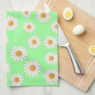 Charming Daisy Floral Kitchtuch Geschirrtuch
