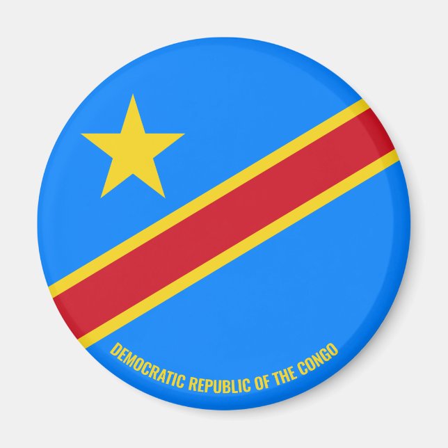 Charming der Demokratischen Republik Kongo Magnet (Vorne)