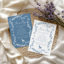 Charming Dusty Blue Classic Boy Dusche