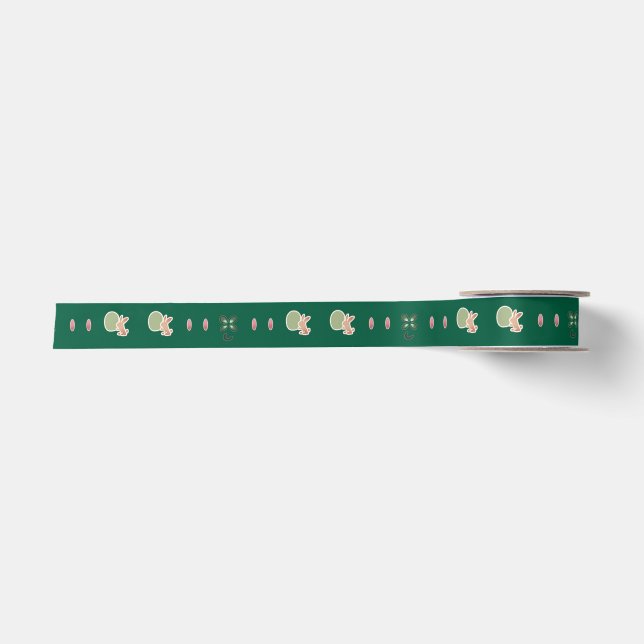 Charming Easter Bunny Ribbon Satinband (Vorderseite)