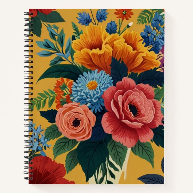 Charming Floral Notizbuch (Vorderseite)