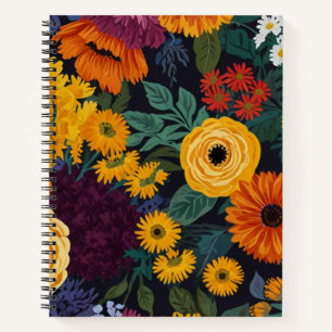 Charming Floral Notizbuch