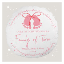 Charming Footprint Familienweihnachtsmuster