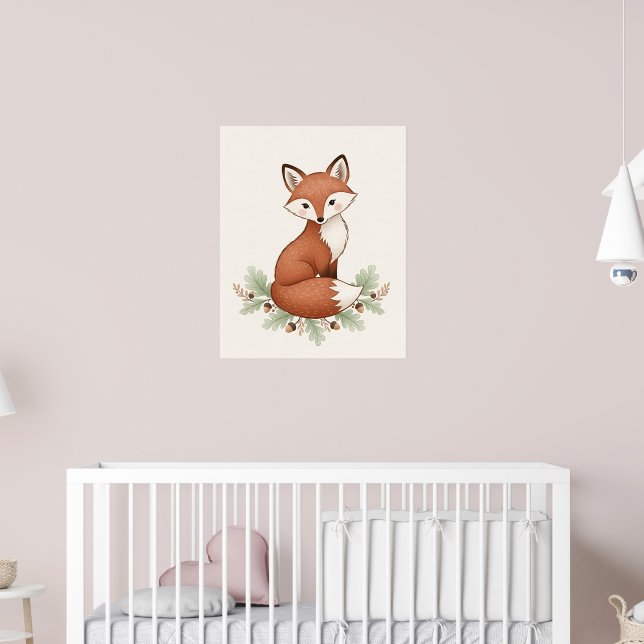 Charming Fox Woodland Kinderzimmer Poster (Kinderzimmer 2)