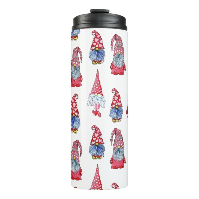 "Charming Gnome Design: Whimsical and Fun" Thermosbecher (Vorderseite)