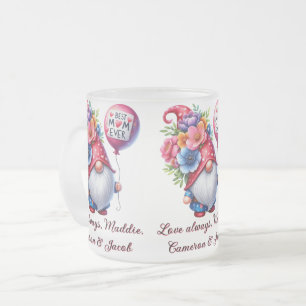 Charming Gnome Magic Personalisiert Mother Day Mattglastasse