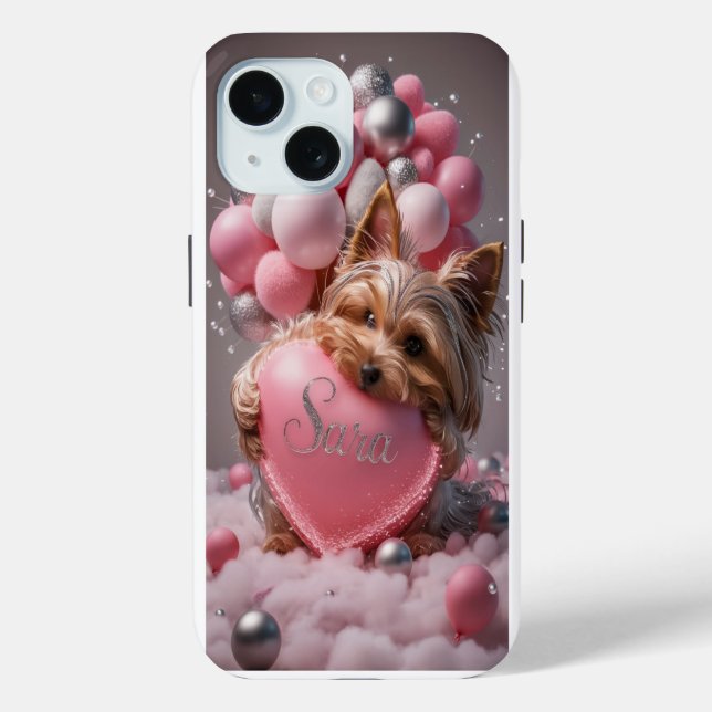 Charming Golden Yorkshire Terrier Case-Mate iPhone Hülle (Rückseite)