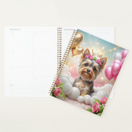 Charming Golden Yorkshire Terrier Planer