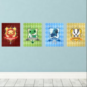 Charming HOGWARTS™ House Wappen Bilderwand Sets